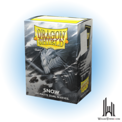 Dragon Shield Box of 100 in Matte Dual Snow